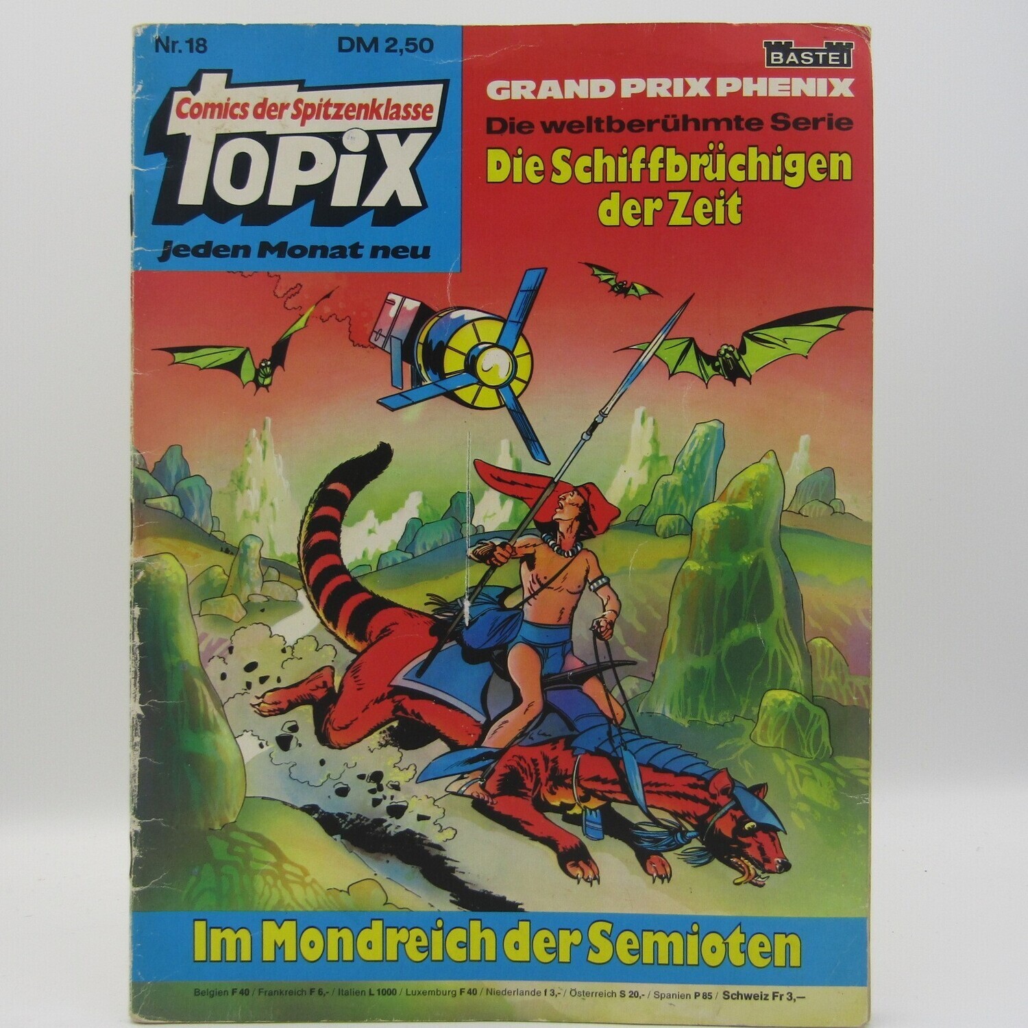 Topix no 18 I&#39;m Mondreich  der Semioten comic book 1977