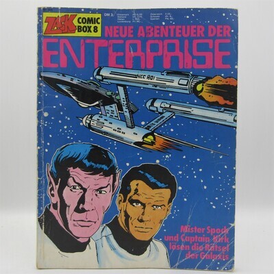 ZACK comic Box 8 Neue abenteuer der Enterprise 1973