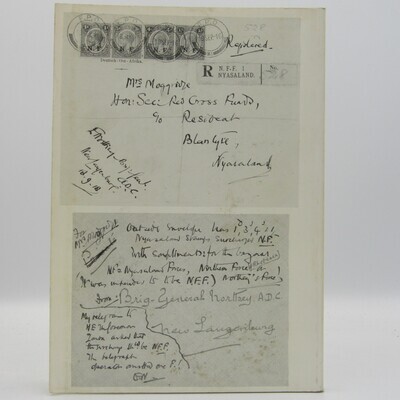 The Nyasaland - Rhodesia Field force 1914 - 18 A Postal History