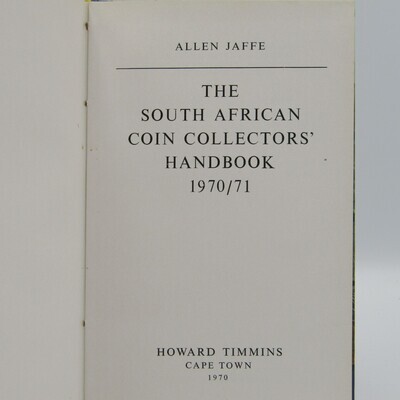 The South African coin collector's handbook 1970/71 by Allen Jaffe