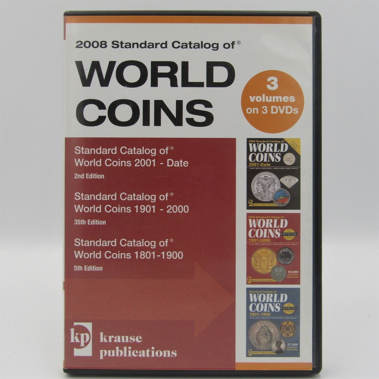 2008 Standard Catalogue of World Coins - 3 Volumes of 3 DVD&#39;s