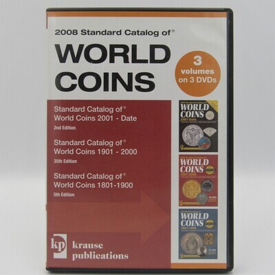 2008 Standard Catalogue of World Coins - 3 Volumes of 3 DVD&#39;s