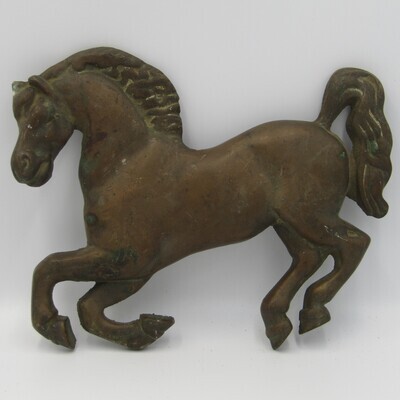 Antique Copper horse door decoration - weighs 1.8 kg