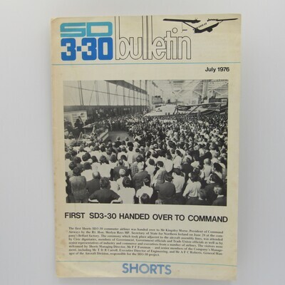 SD 3-30 Aircraft Shorts pamflet 1976