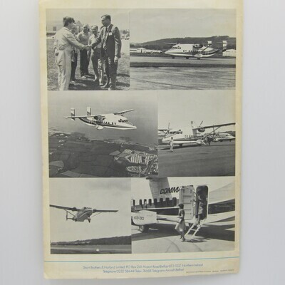 SD 3-30 Aircraft Shorts pamflet 1976