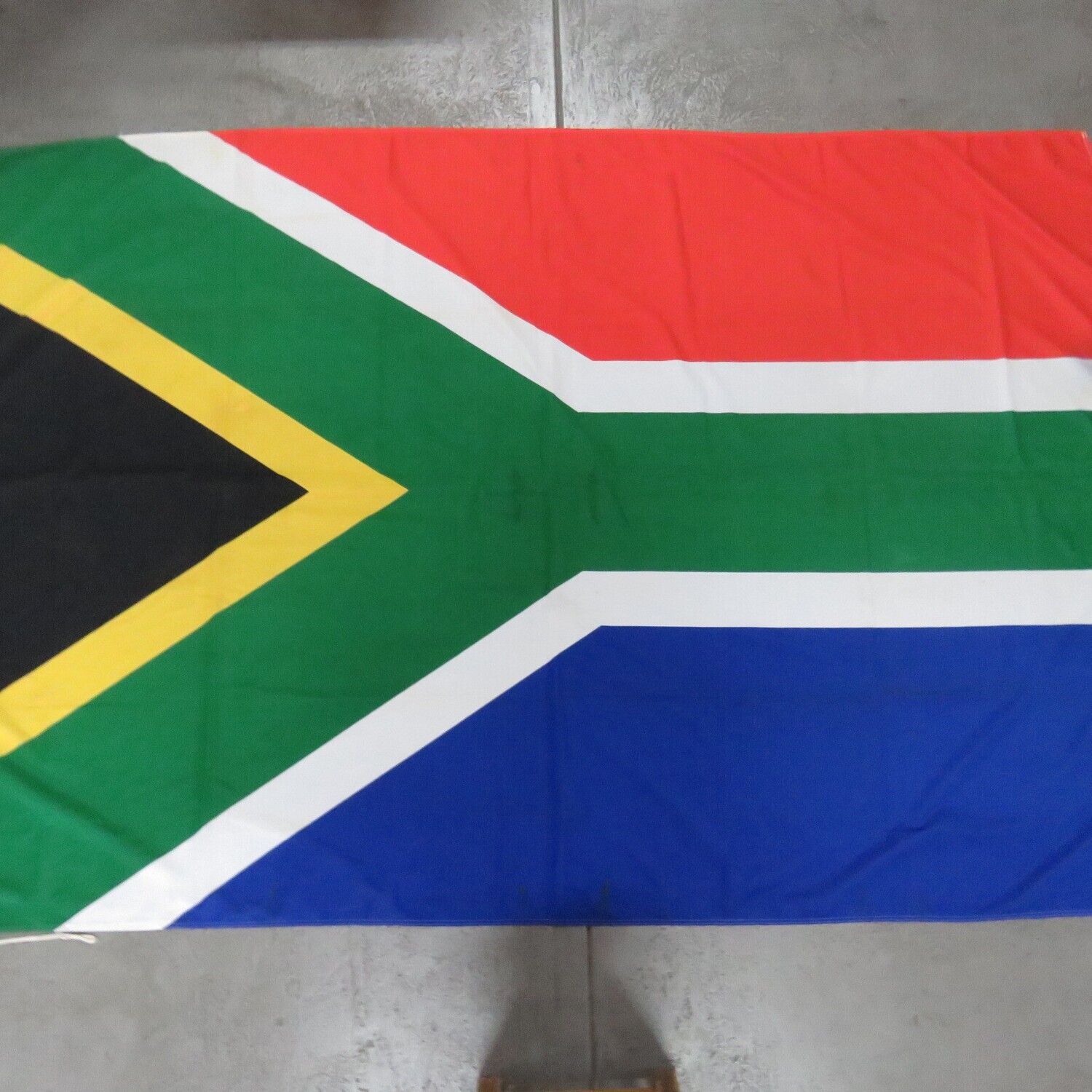 Very large South African flag - 270 cm x 180 cm - some marks