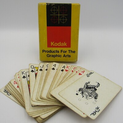 Original vintage Kodak deck of cards in box
