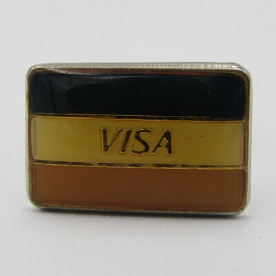 Pair of vintage VISA cufflinks