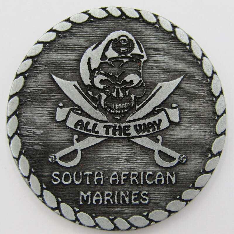 South African Marines Veteran medallion #006