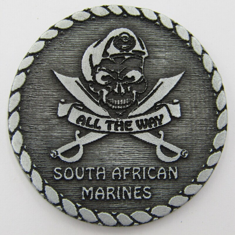 South African Marines Veteran medallion #012