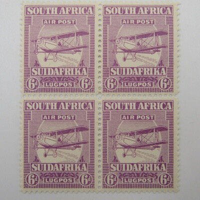 South Africa 1925 1st Airmail stamps