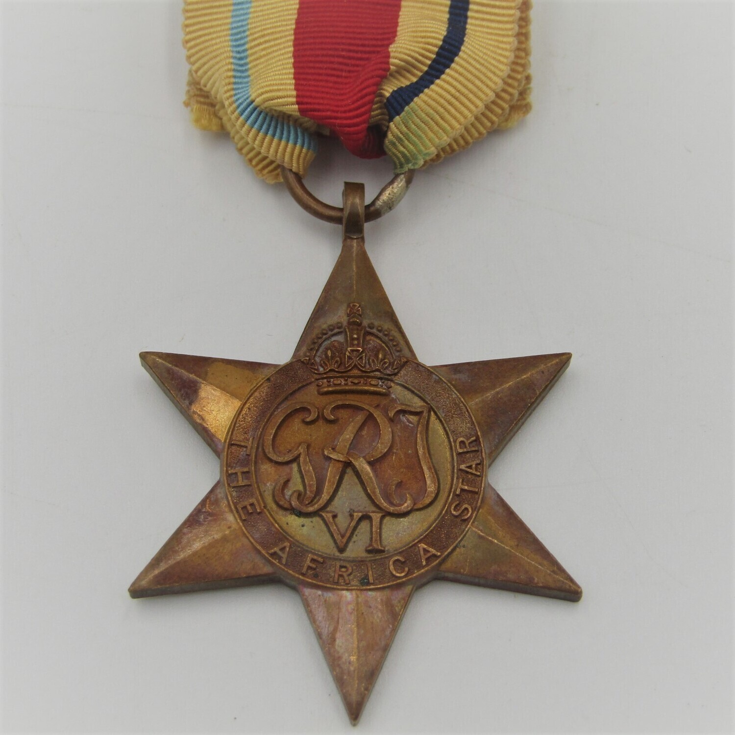 WW2 The Africa Star medal - unnamed version