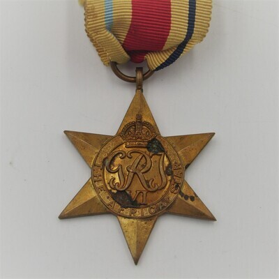 WW2 The Africa Star medal - unnamed version