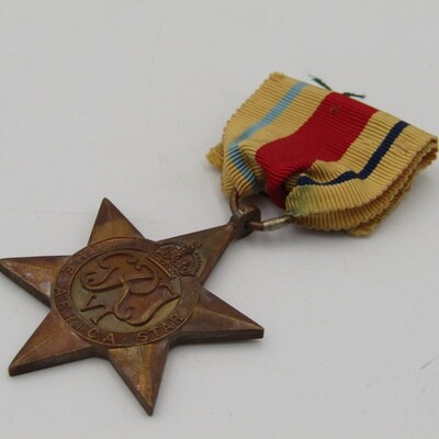 WW2 The Africa Star medal - unnamed version