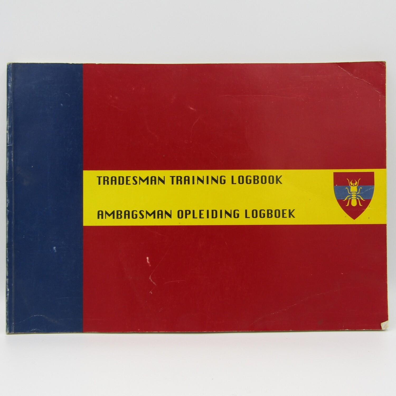 SADF 1 Construction Engineer regiment Tradesman Training Logbook - unused