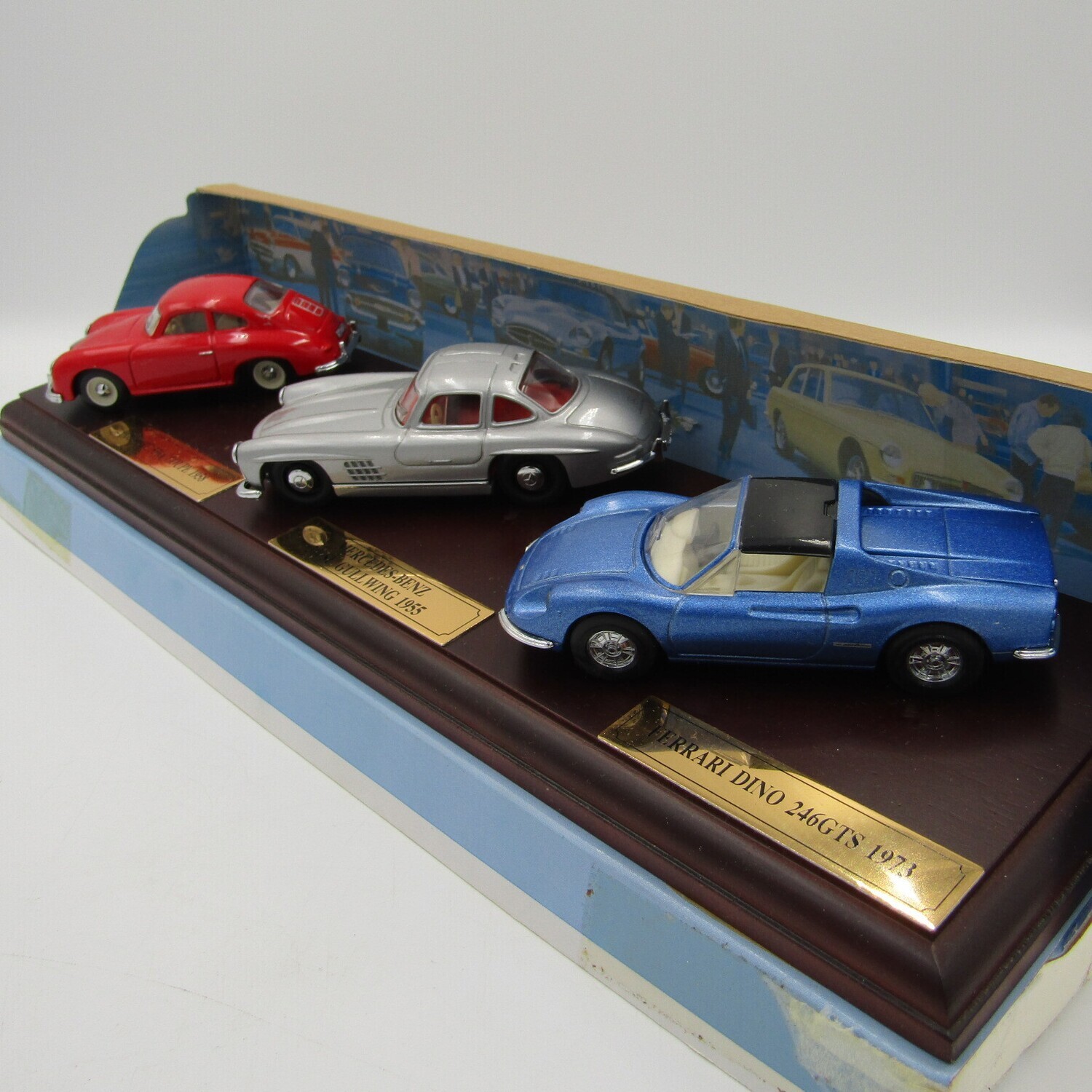 Matchbox Dinky Classic Sports cars series 1 Porsche / Mercedes / Ferrari die-cast model pack