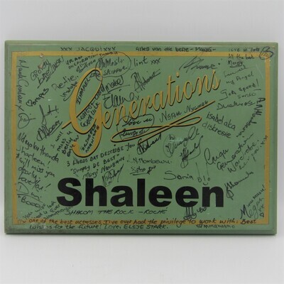 Plaque given by the cast of Generations to Shaleen Surtie Richards
- Signed by more than 30 people on the team