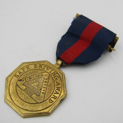 South Africa 1937-43 Safe Driving award medal