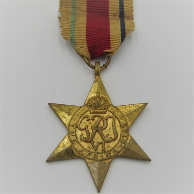 WW2 Africa star medal issued to M17062 L. Phillips