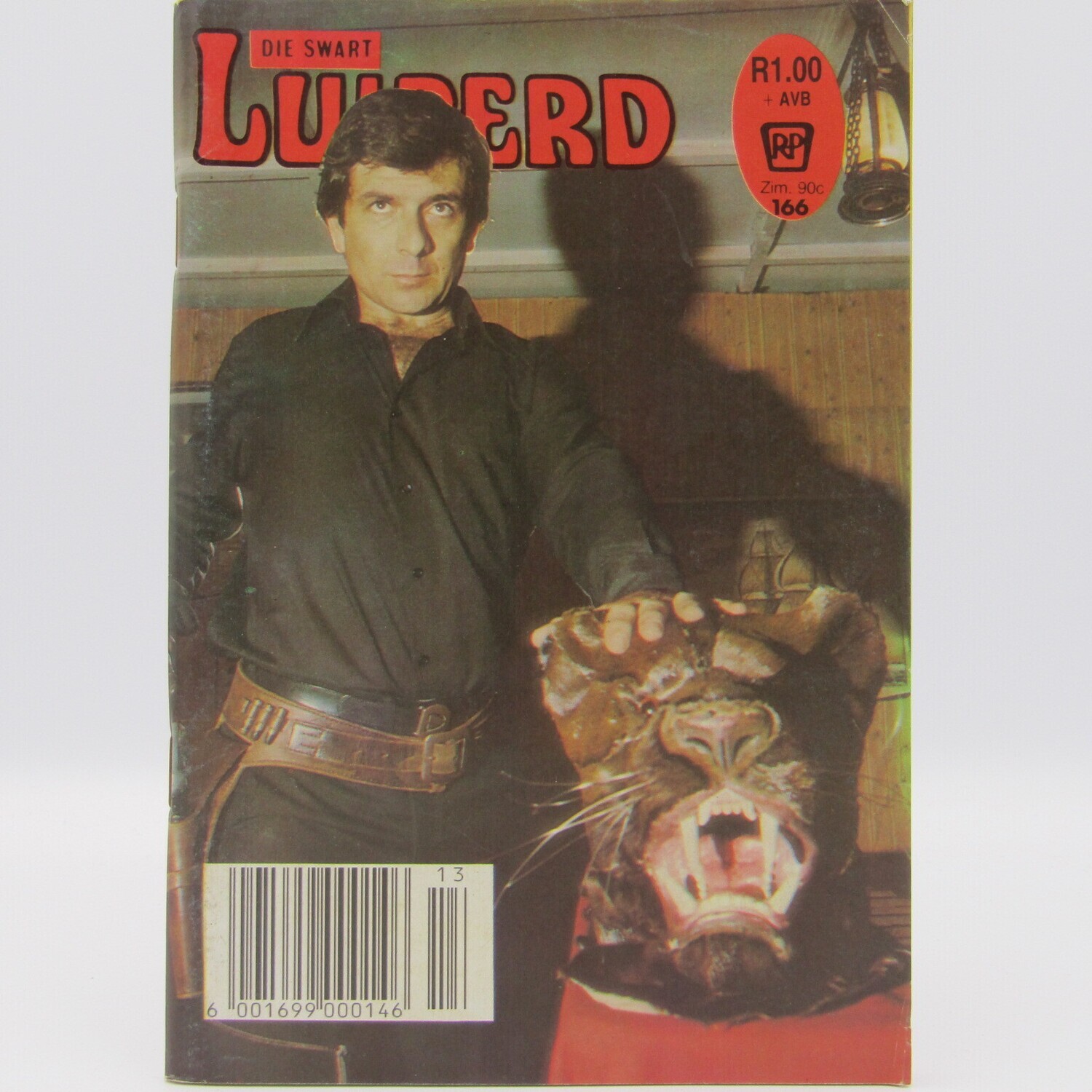 Die Swart Luiperd no 166 Afrikaans photo comic book excellent