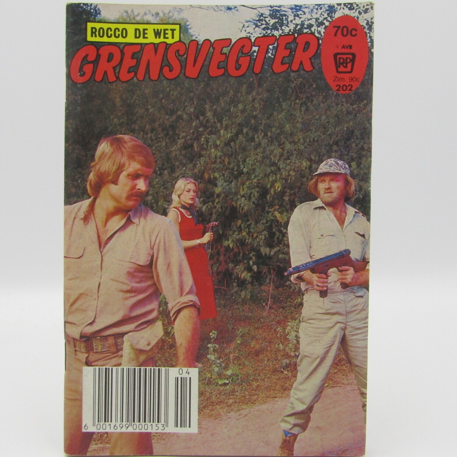 Rocco de Wet Grensvegter no 202 Afrikaans photo comic book - Top condition
