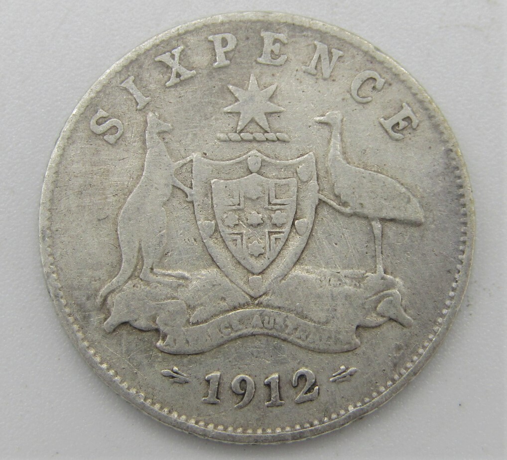 Australia 1912 sixpence 6d