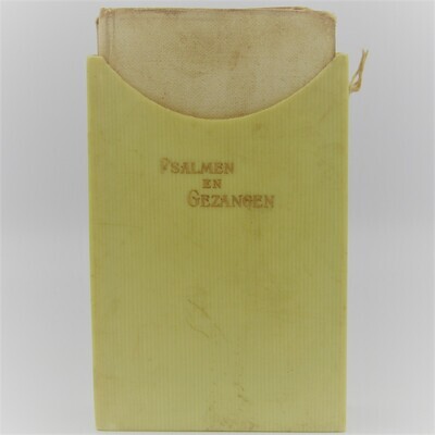 Set of Psalmen and Gezangen books in faux ivory case