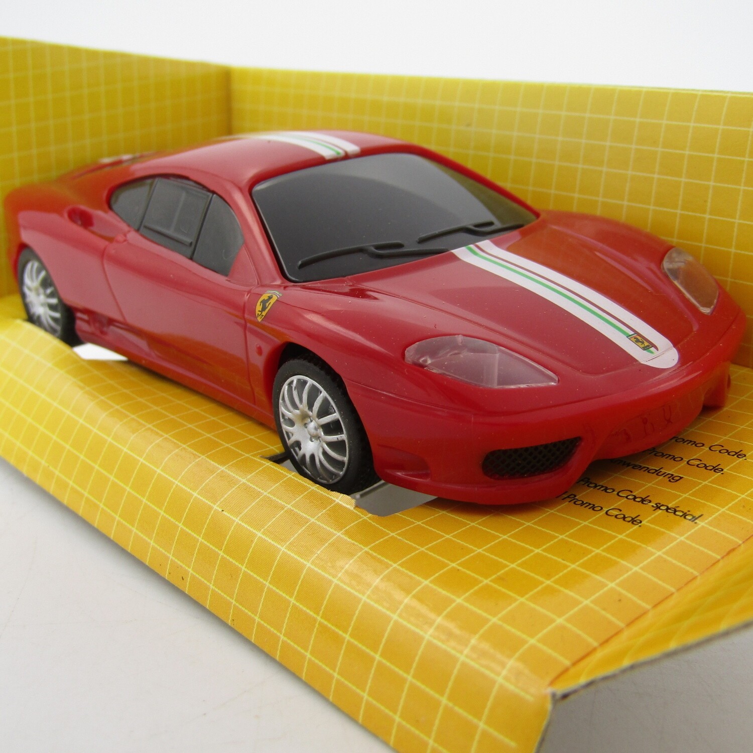 Shell Ferrari 360 Challenge Stradale model car in box - scale 1/38