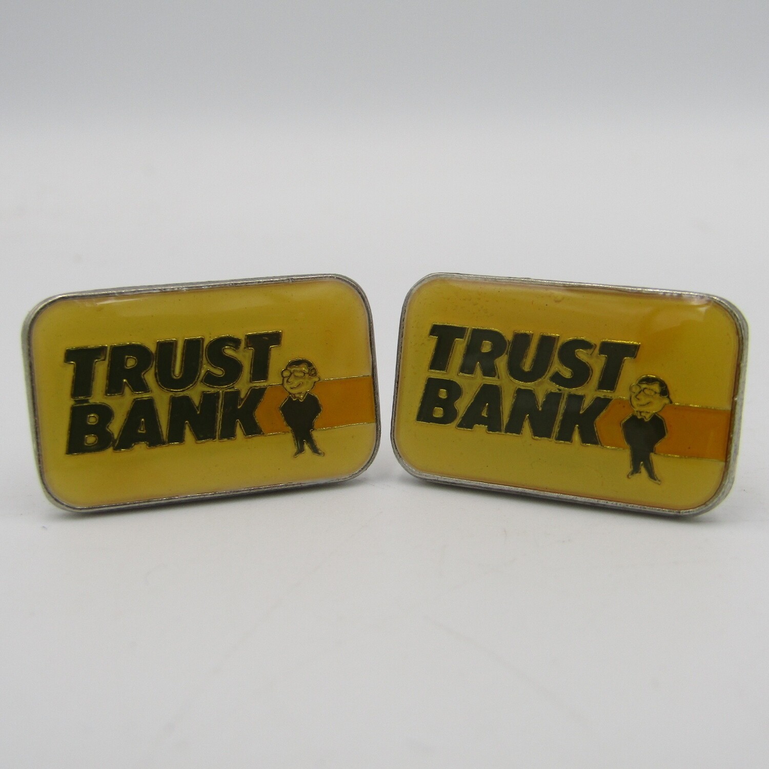 Pair of Trust Bank cufflinks