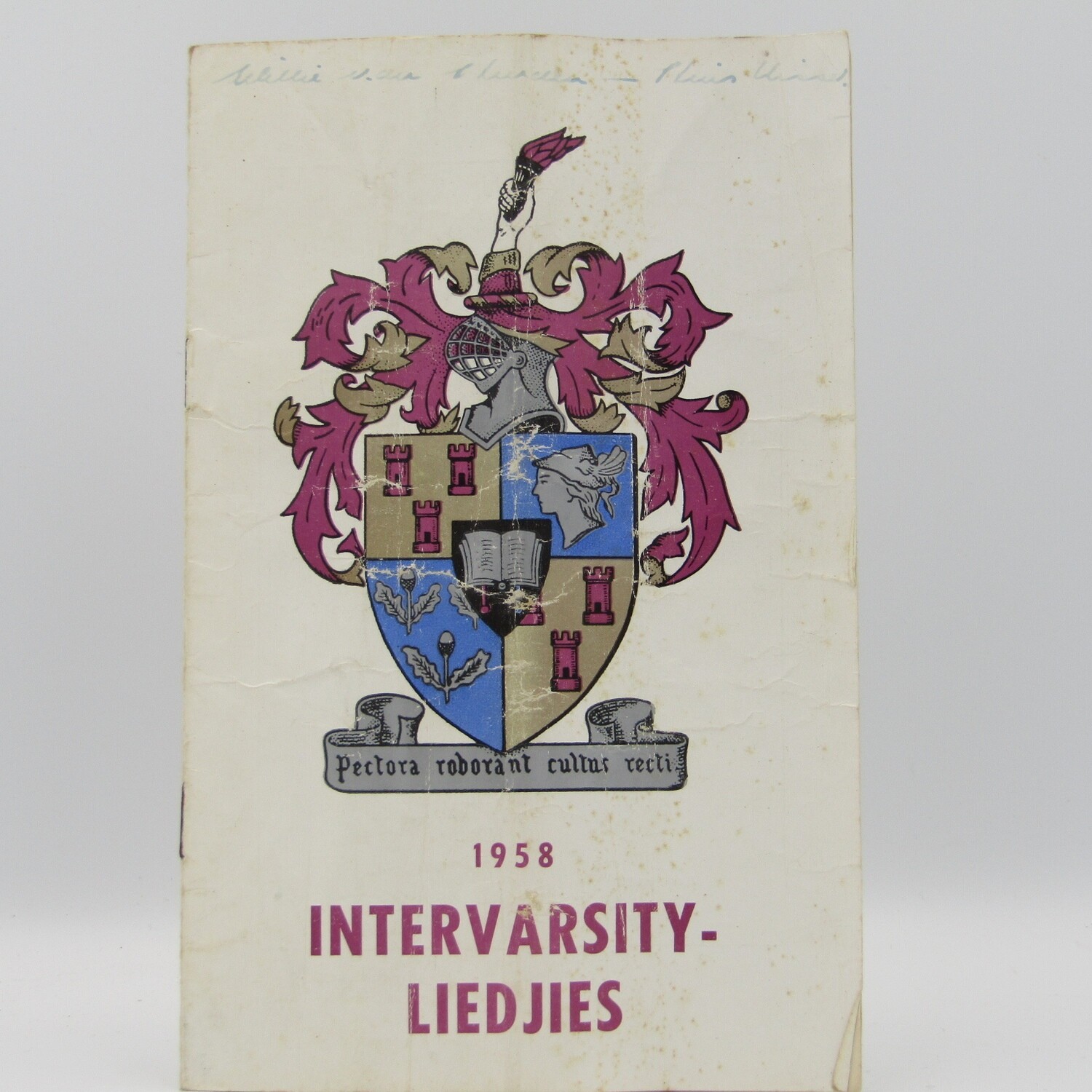Stellenbosch University 1958 Intervarsity liedtjies booklet