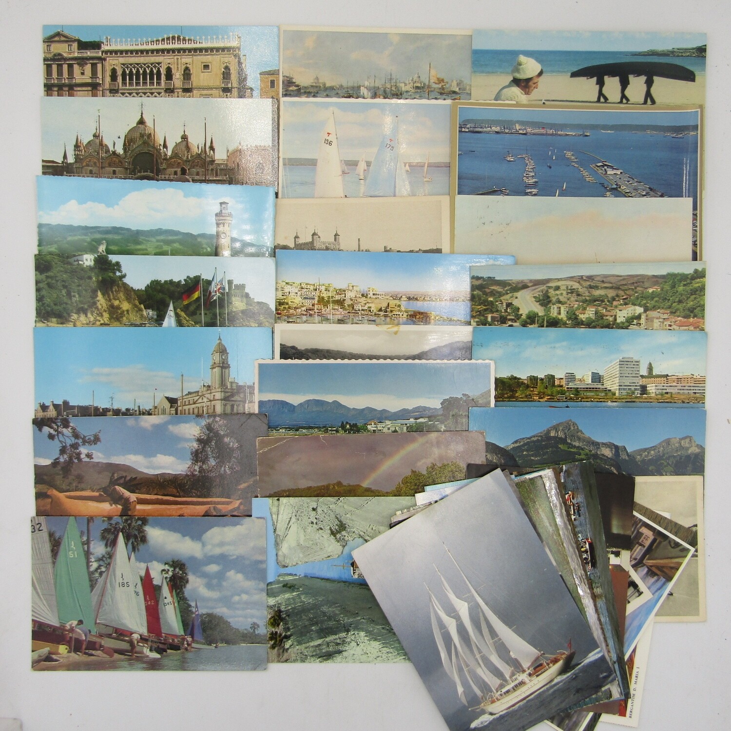 Lot of 36 postcards with ships and boats - all vintage