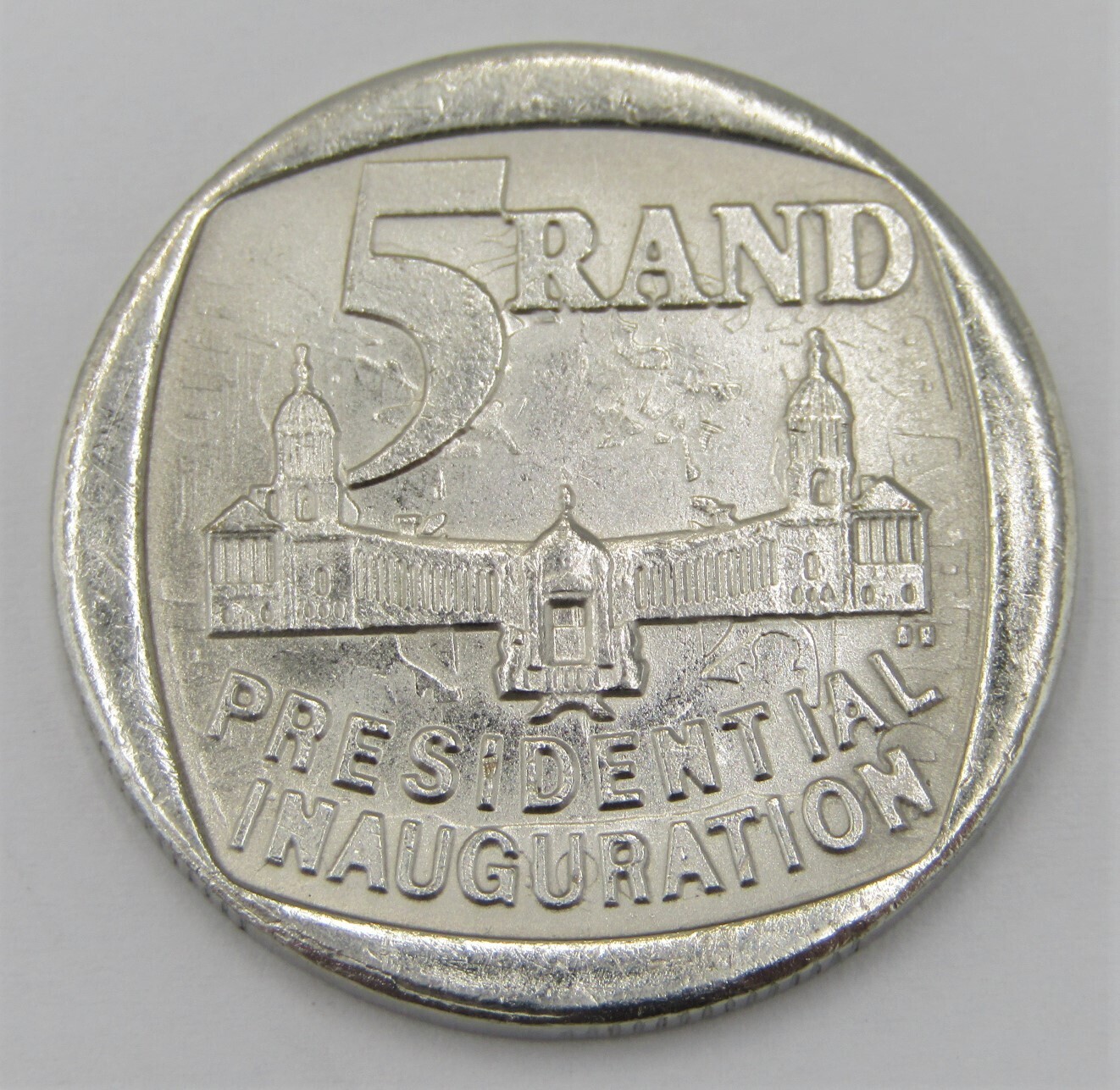 1994 Error Presidential Inauguration R5 - struck through with another reverse