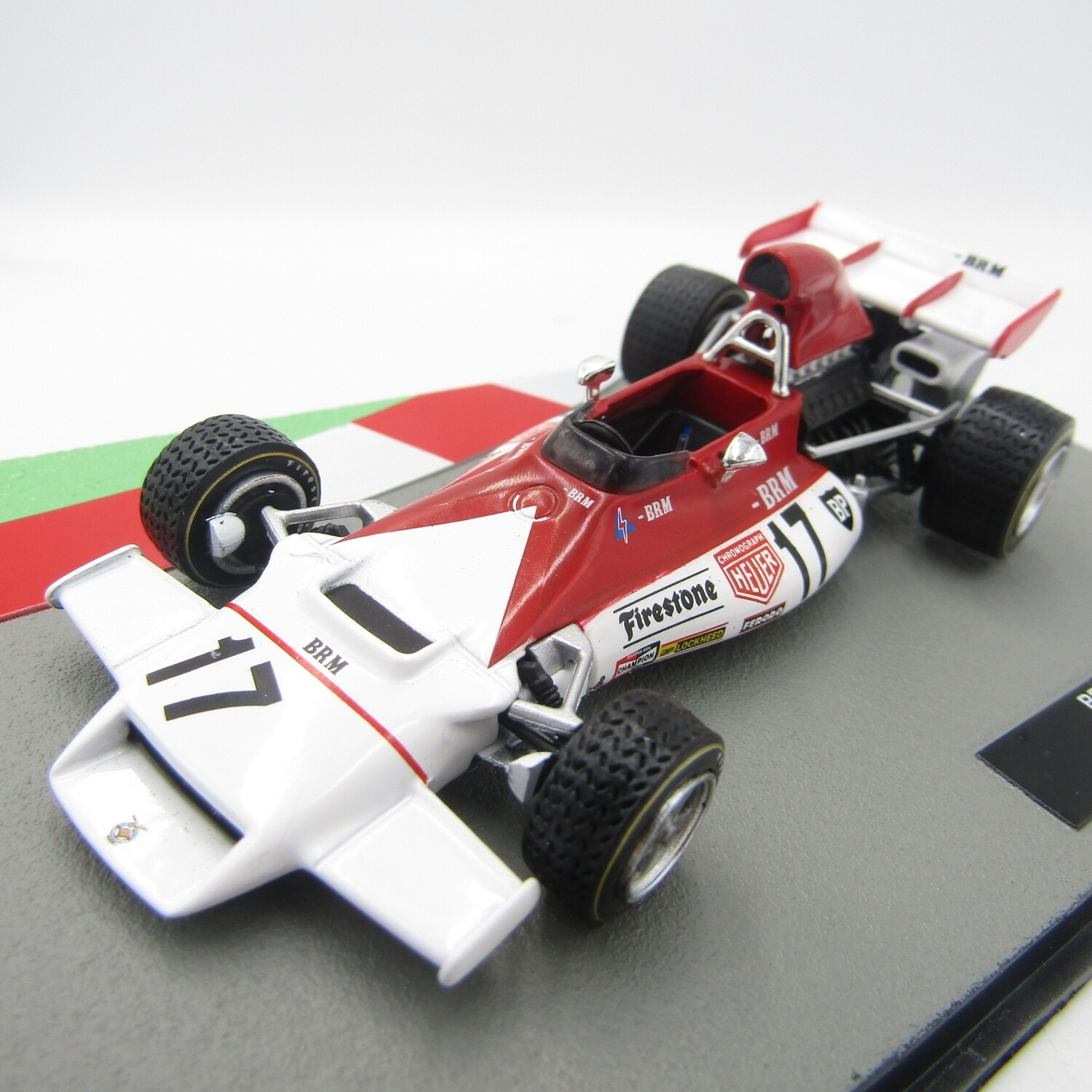 Formula 1 BRM P160B - 1972 die-cast racig model car - #17 Jean-Pierre Beltoise - scale 1/43