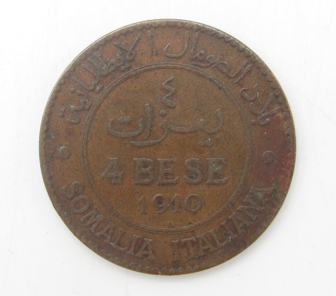 1910 Italian Somaliland 4 Bese