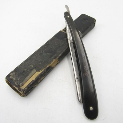 Vintage Cadman &amp; Sons Bengall cut throat straight razor