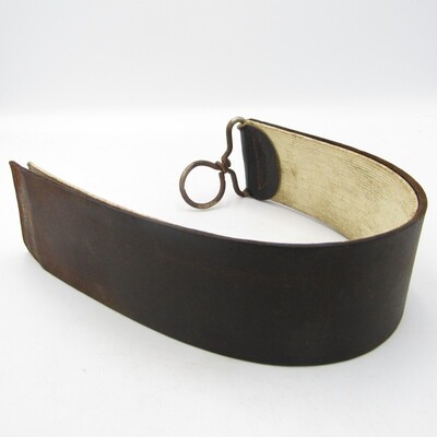 Vintage leather straight razor strop