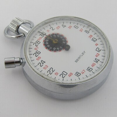 Vintage Bentley manual wind 15 minute stopwatch - working