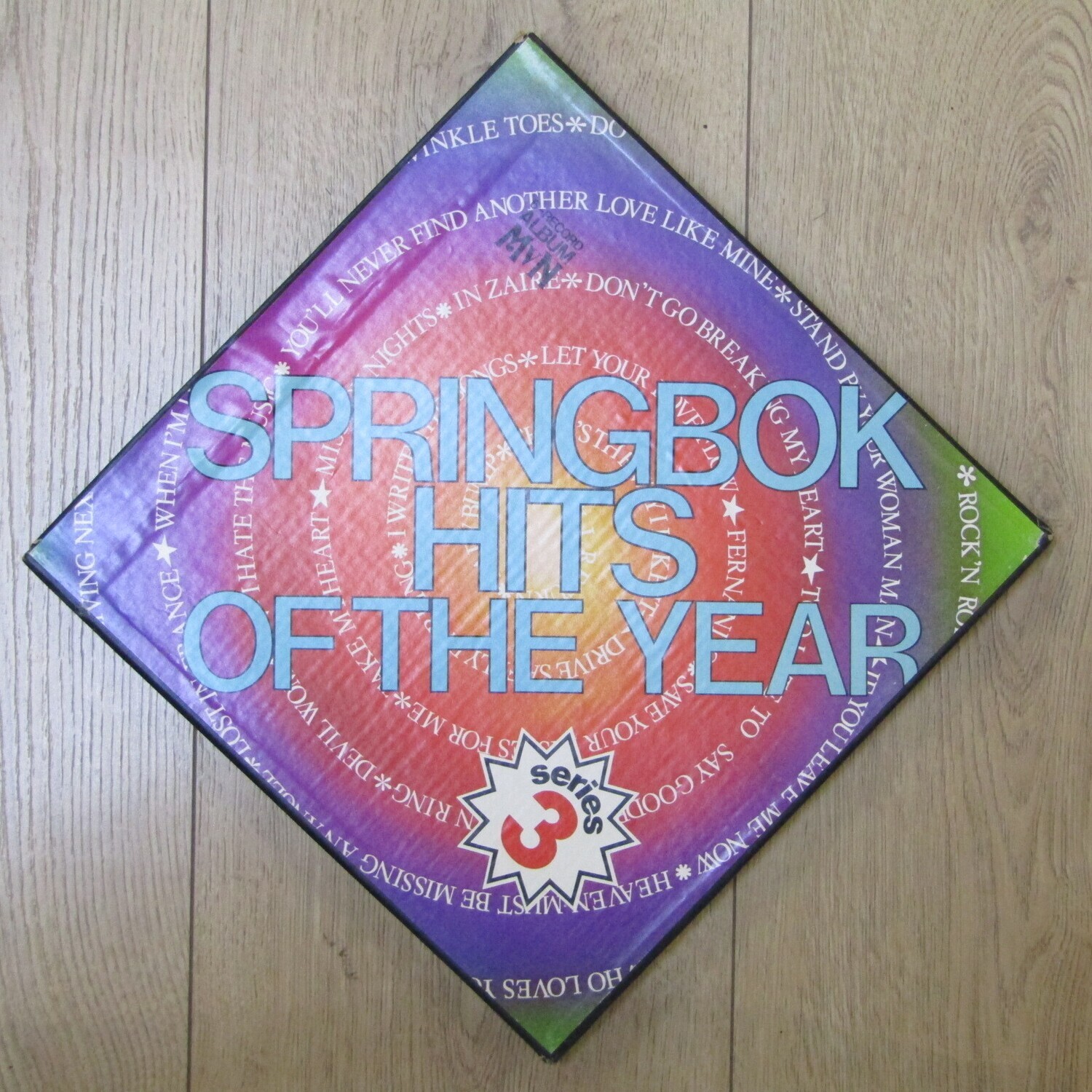 Springbok Hits of the Year series 3 LP Vinyl record set