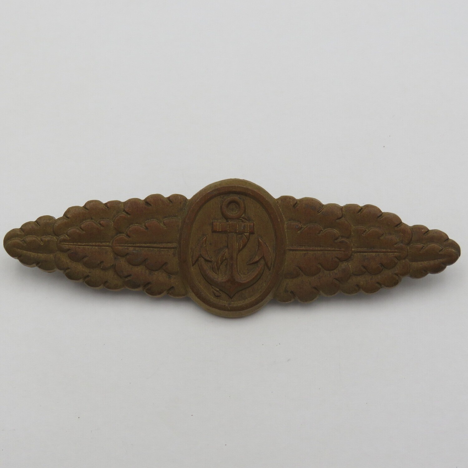 WW2 3rd reich kriegsmarine Navy combat clasp - created late in the war - looks like a field made example