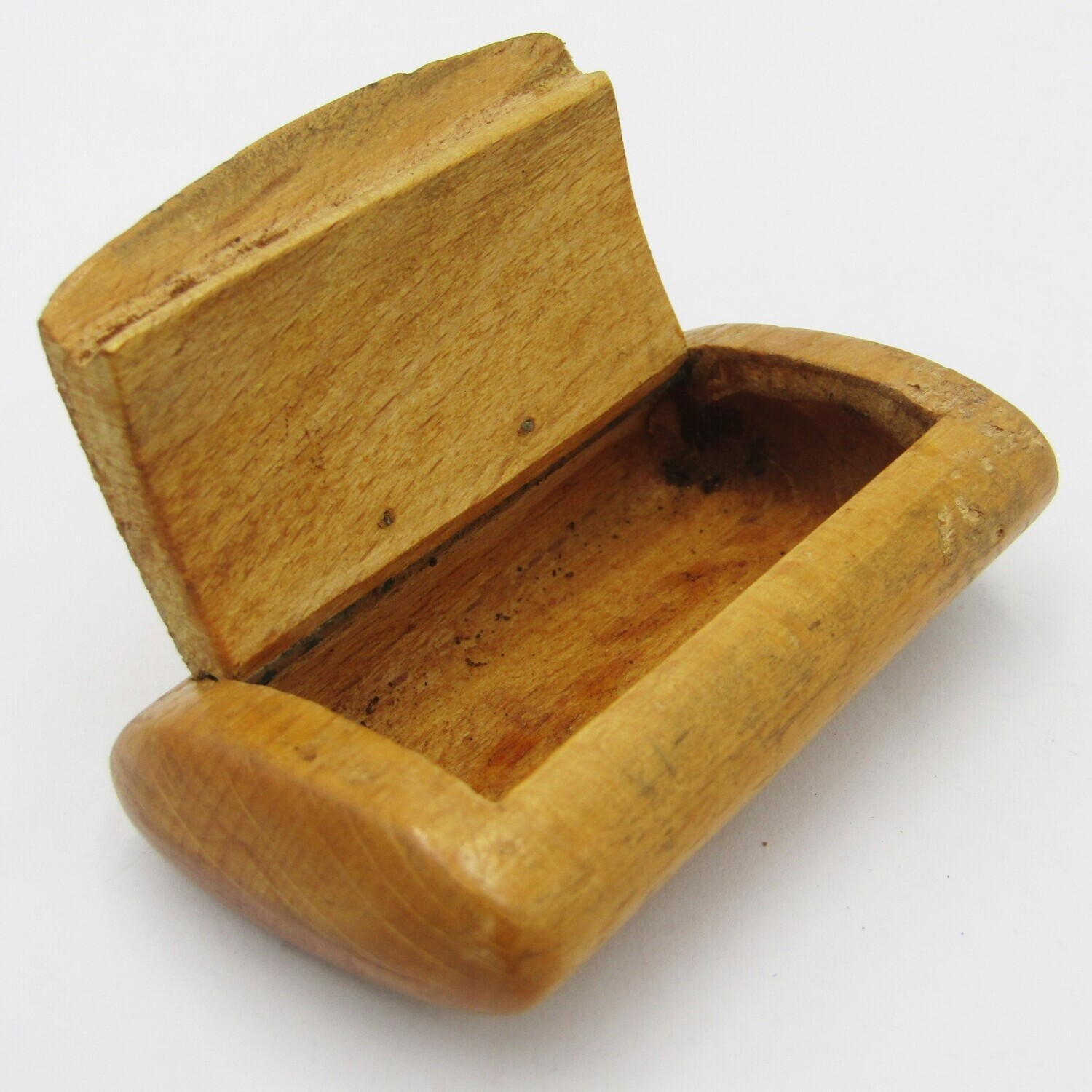 Vintage beechwood match holder