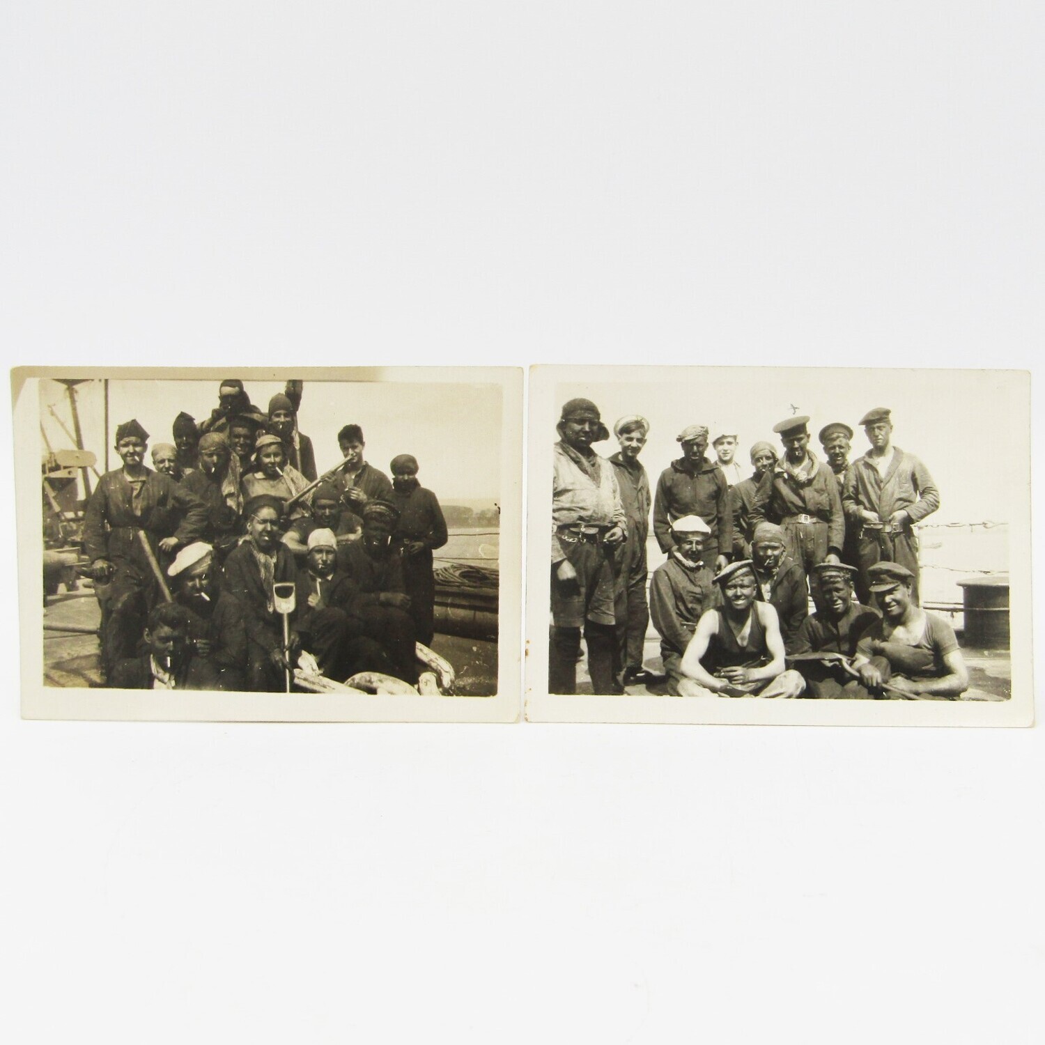 1927 Photos - photos of crew after loading 800 tons of coal