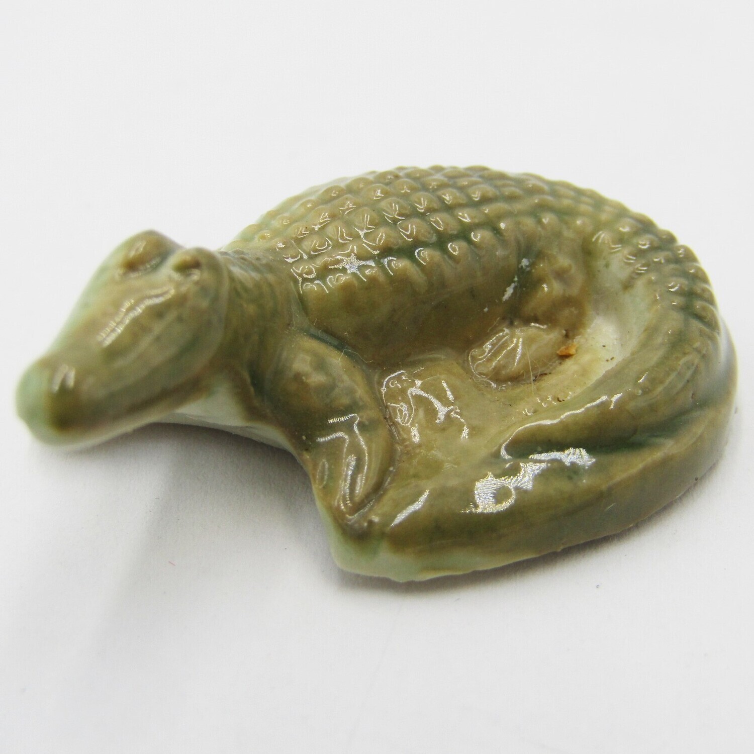 Vintage Wade Whimsies crocodile figurine