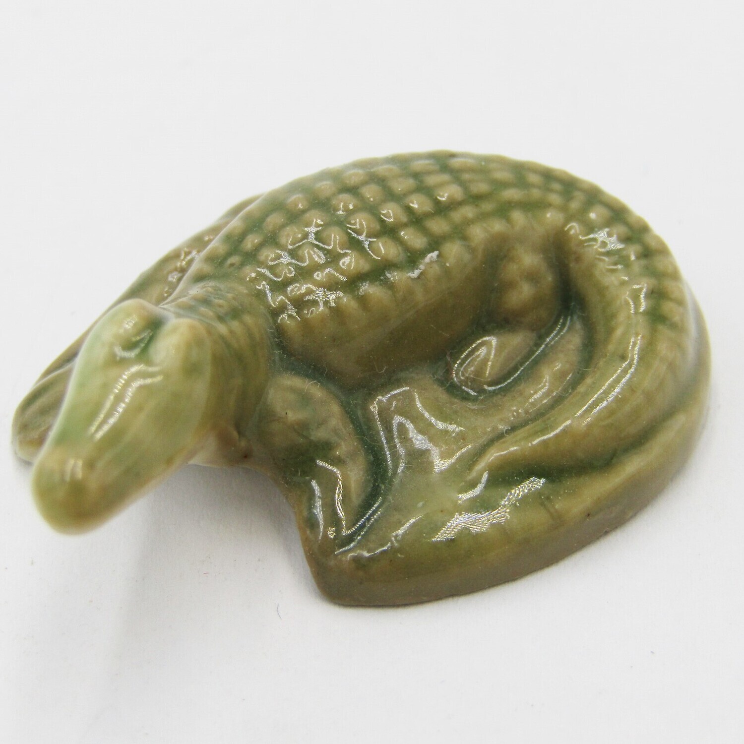 Vintage Wade Whimsies crocodile figurine