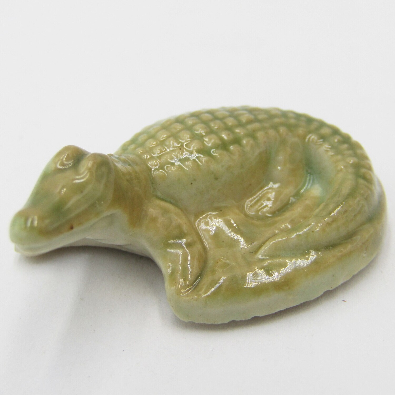 Vintage Wade Whimsies crocodile figurine