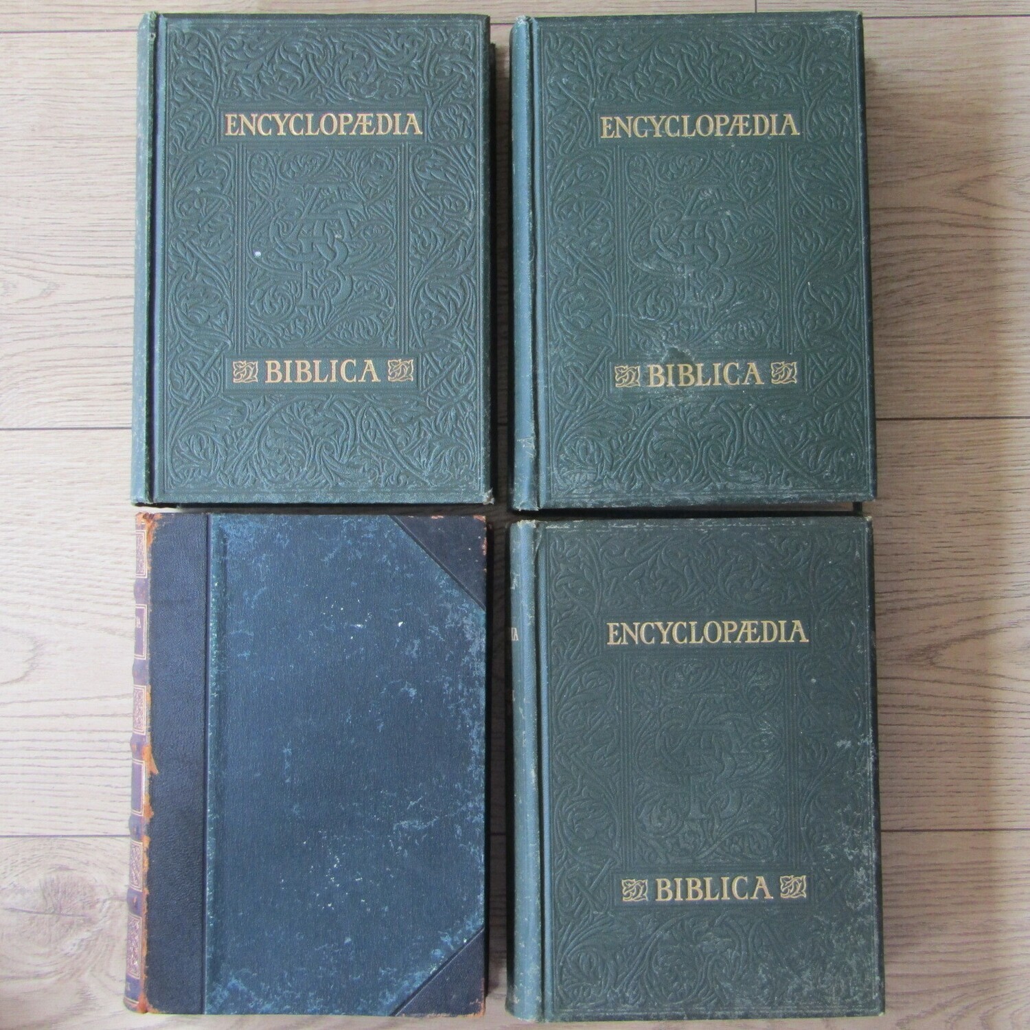 Lot of 4 Encyclopaedia Biblica books Vol 2 different edition