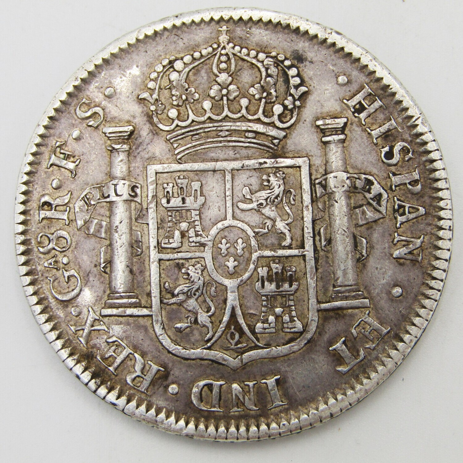 Spain 8 Real 1822 XF Guadalajara Mint - War of Independence