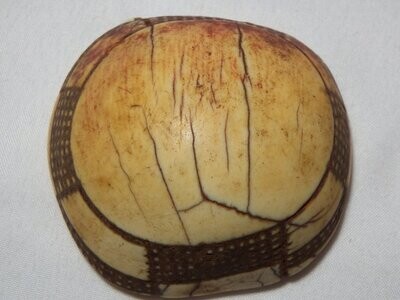 Antique Ovambo Ekipa button - made by Ovambo / Kwanyama tribes