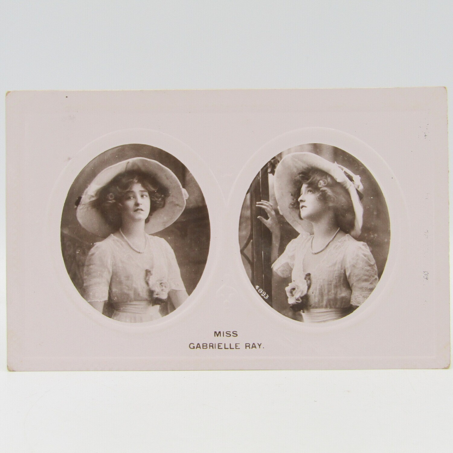 1911 Postcard - Miss Gabrielle Ray posted in Murraysburg Transvaal - with Transvaal 1d stamp