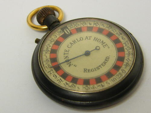 Vintage `Monte Carlo at home` pocket Roulette game - rare - working