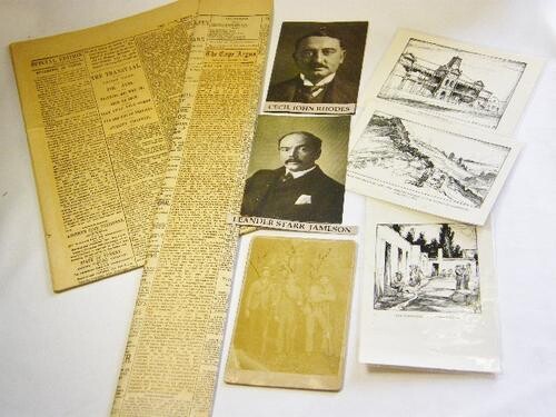 Original Cape Argus 2nd Jan 1896 (2 articles) News of the failed Jameson`s Raid also pictures